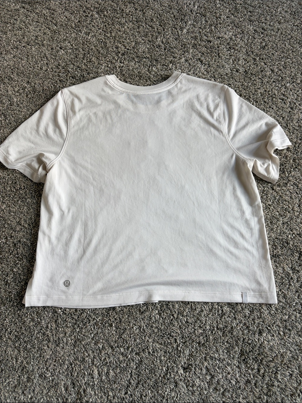 lululemon athletica White Short Sleeve Crew Tee